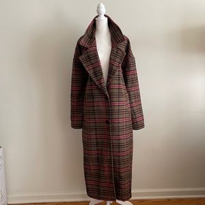 Brown Plaid Coat